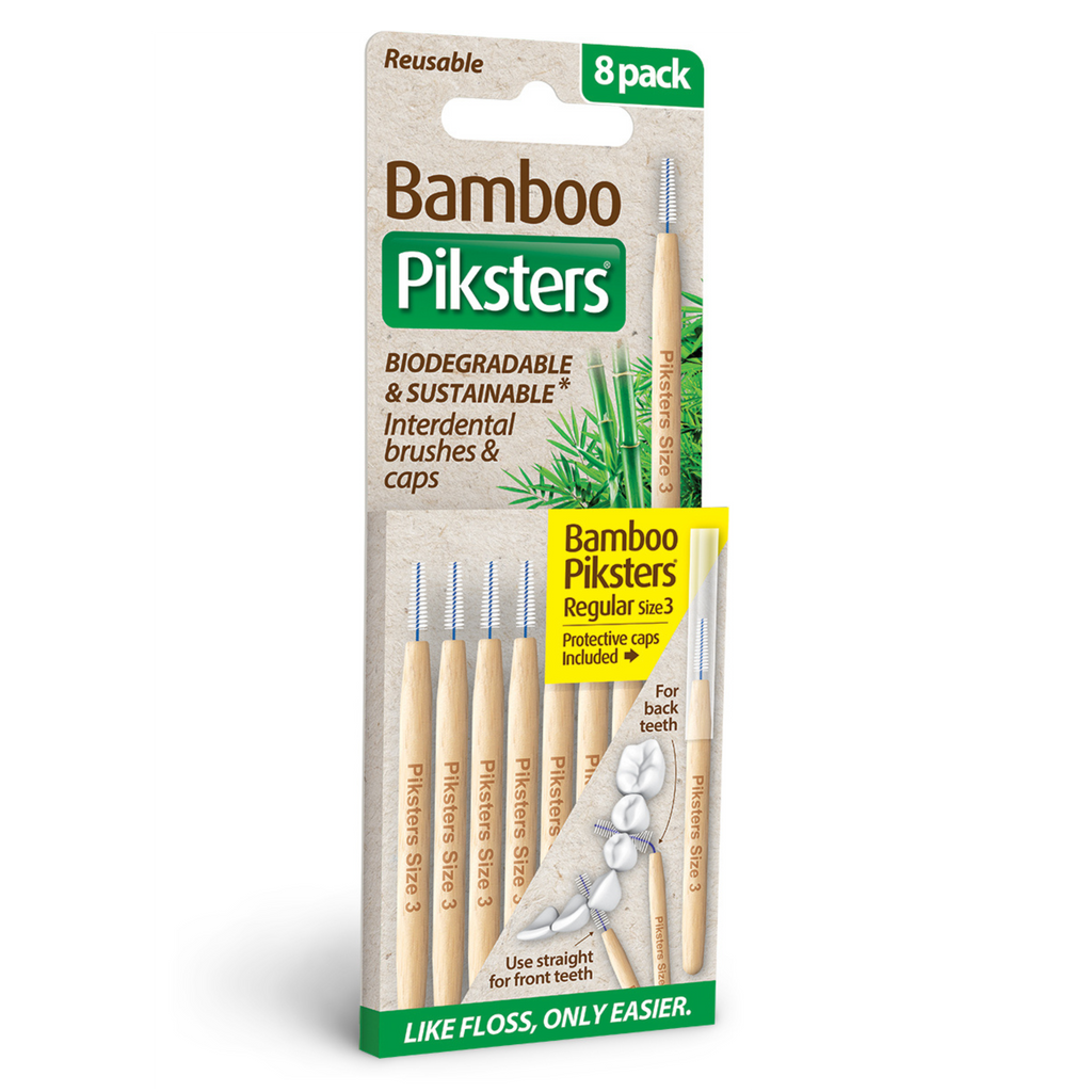 Bamboo Piksters Interdental 8 Pack Sizes 00-6