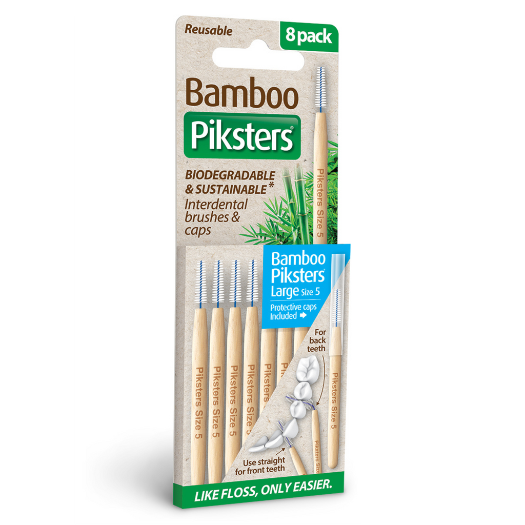 Bamboo Piksters Interdental 8 Pack Sizes 00-6