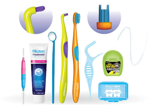 Piksters Braces Care Kit