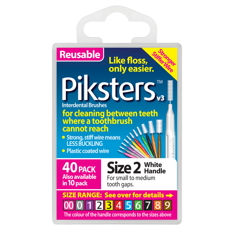 Piksters Interdental 40 Pack, Sizes 00-7