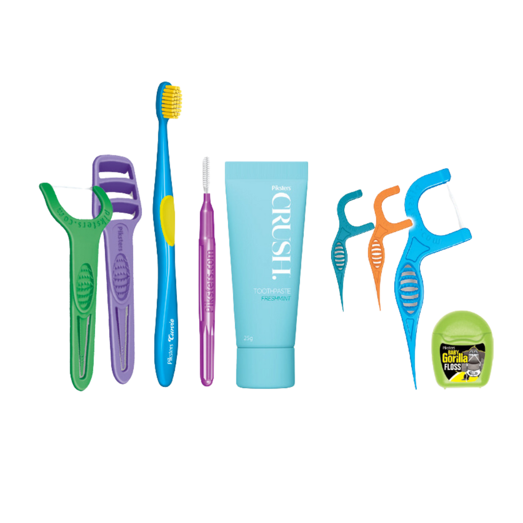 Piksters On The Go Essentials Oral Care Kit