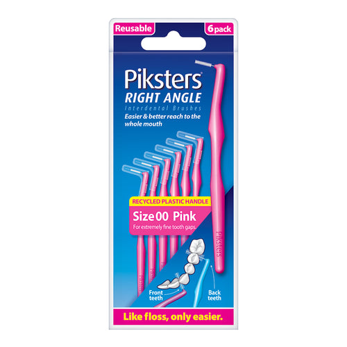 Piksters Right Angle Interdental Brushes (6 Pack)