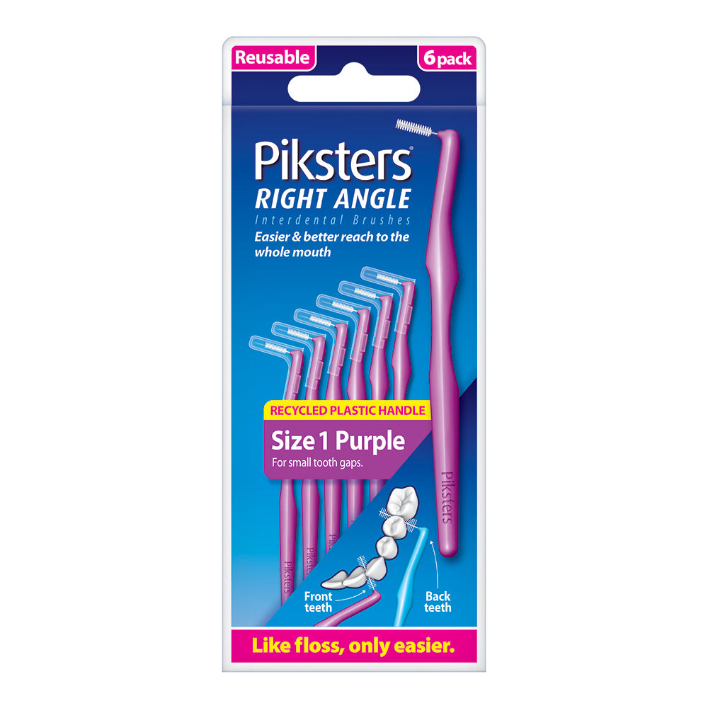 Piksters Right Angle Interdental Brushes (6 Pack)