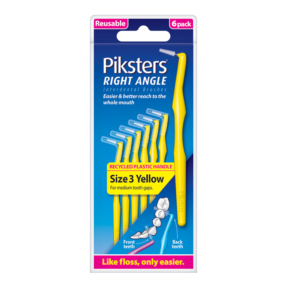 Piksters Right Angle Interdental Brushes (6 Pack)