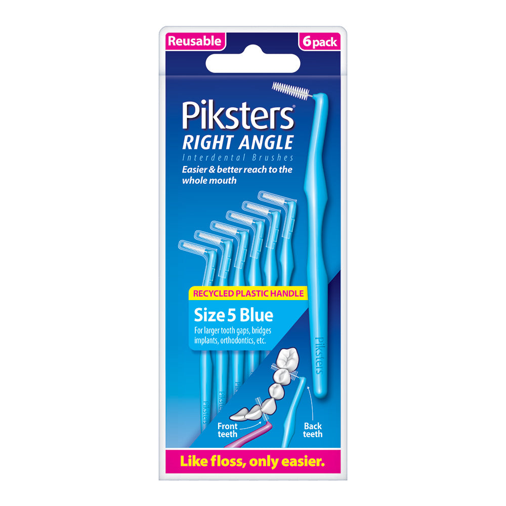 Piksters Right Angle Interdental Brushes (6 Pack)