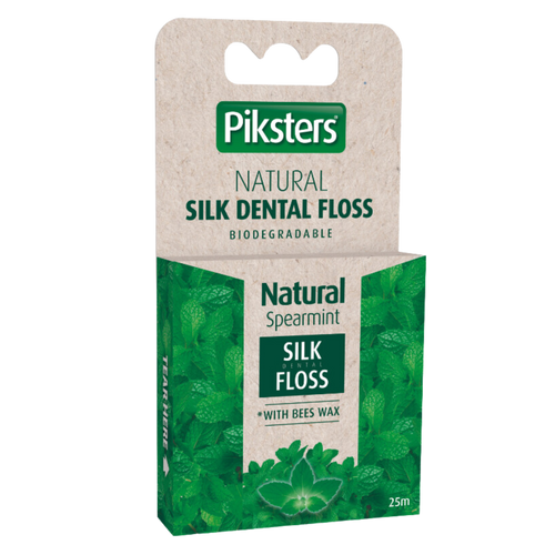 Piksters Natural Silk Floss Spearmint 25m